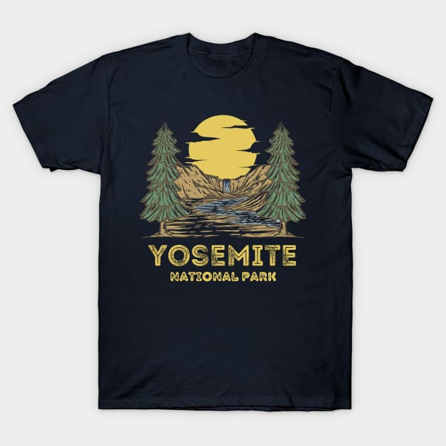 Yosemite National Park T-Shirt by Souls.Print